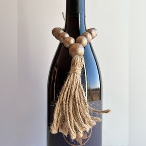 Wooden Beads Napkin Holder, Wine Trinket, Wine Decor, Home Decor.